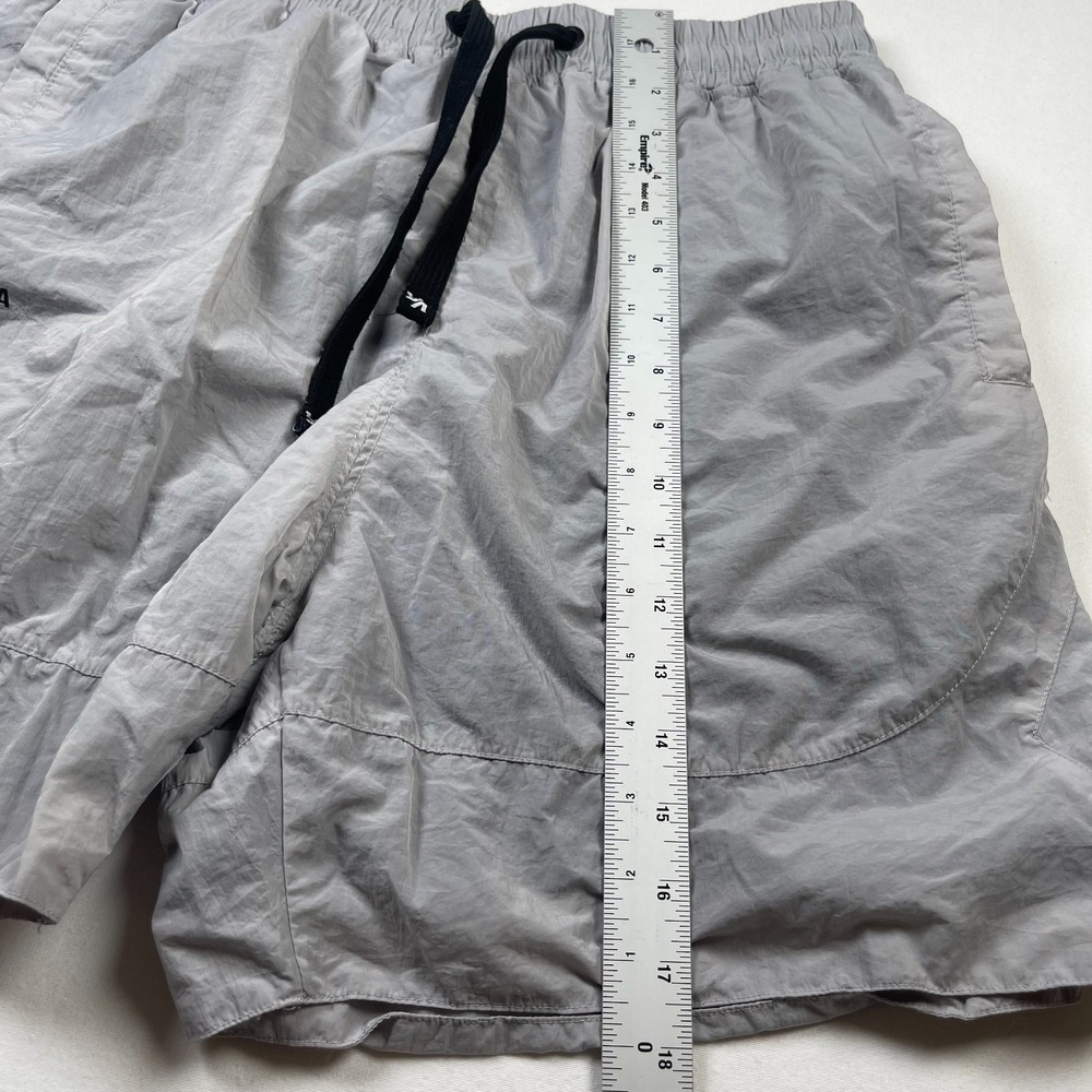 Gray Men's Active Drawstring Shorts - Picture 6 of 8